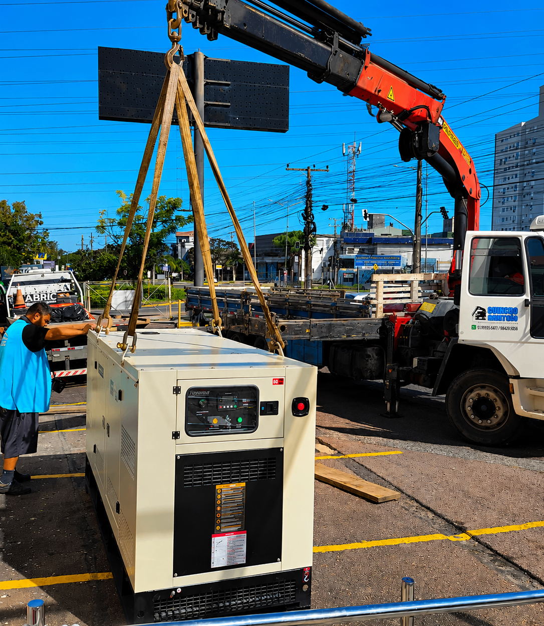 Içamento de gerador industrial com Munk em Porto Alegre